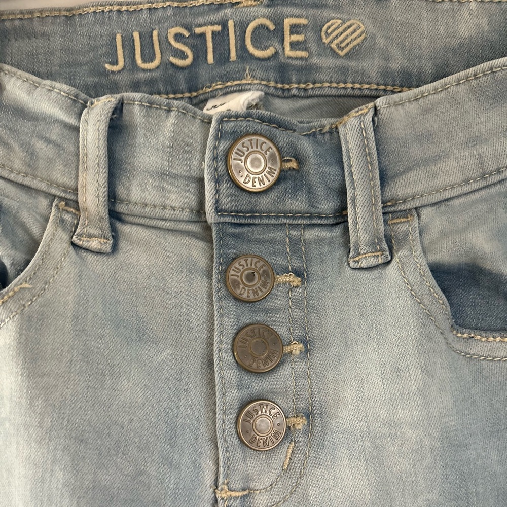 Justice high rise jeggings girls size 8 - Picture 5 of 9